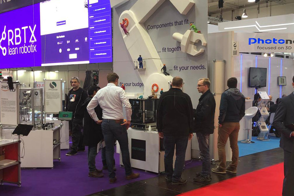 Protoworx mit dem TINY 3D-Drucker auf der Hannover Messe 2019